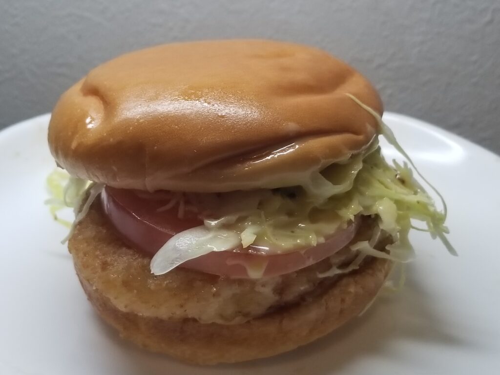 モスハニマスのとり竜田バーガー ~ハニーマスタードソース使用~ 