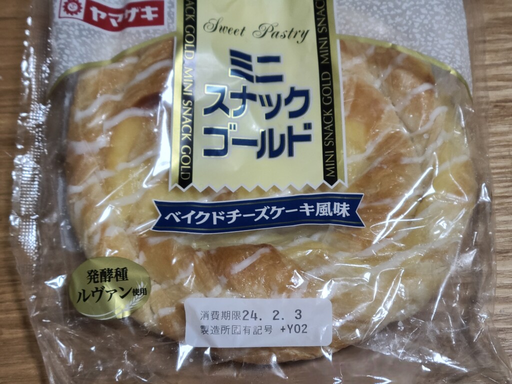 ヤマザキ ミニスナックゴールド ベイクドチーズケーキ風味