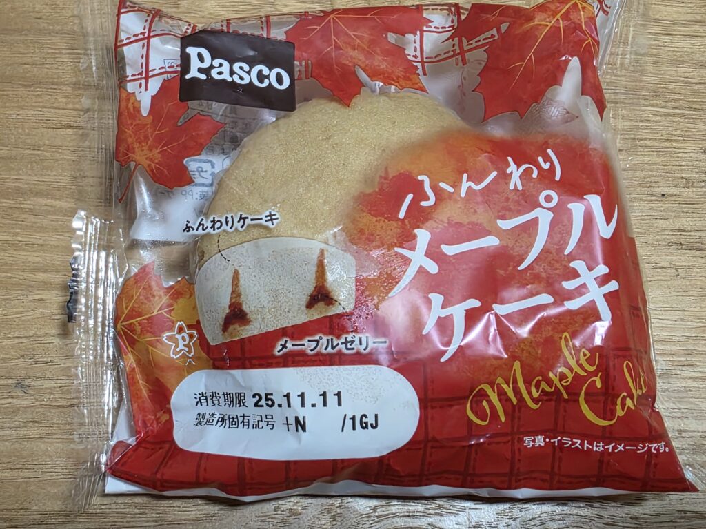 Pasco ふんわりメープルケーキ