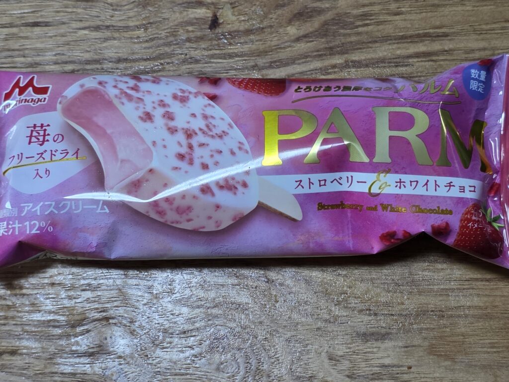 森永パルム ストロベリー&ホワイトチョコ