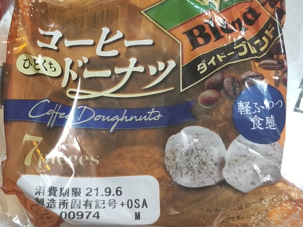 第一パン　ダイドーブレンド コーヒー ひとくちドーナツ　