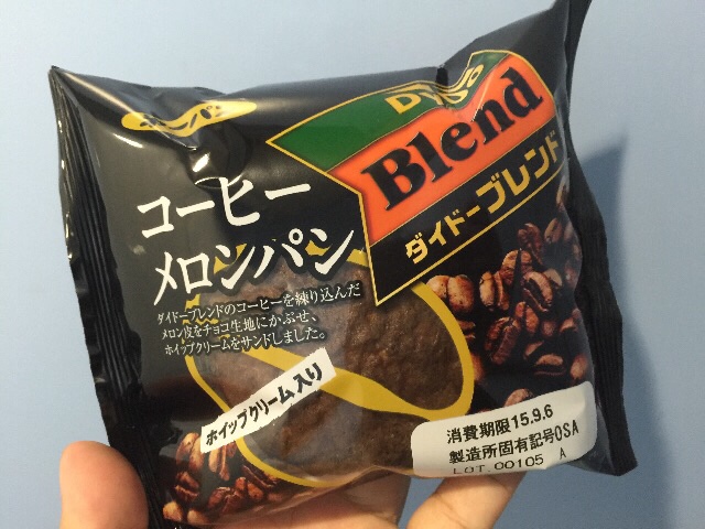 第一パン　ダイドーコーヒーメロンパン　